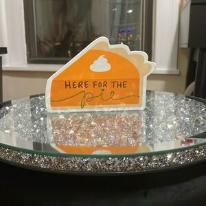 New Eccolo Thanksgiving autumn pumpkin pie slice home decor kitchen decoration